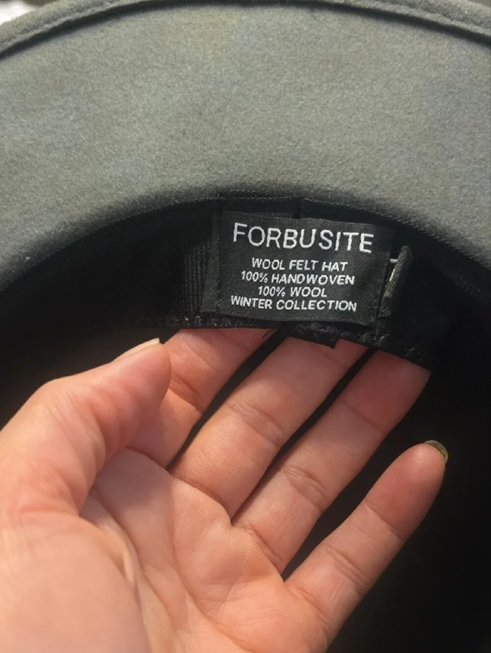 Classic Grey Felt Fedora with Black Band